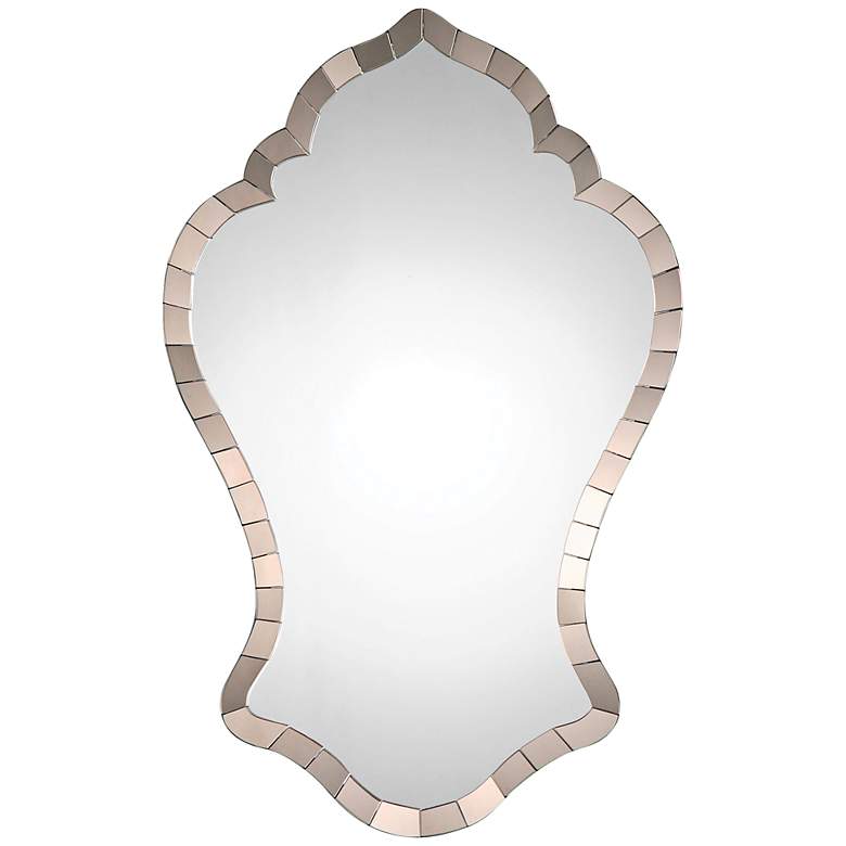 Image 1 Uttermost Andreva Gold Glass 23 inch x 36 inch Wall Mirror