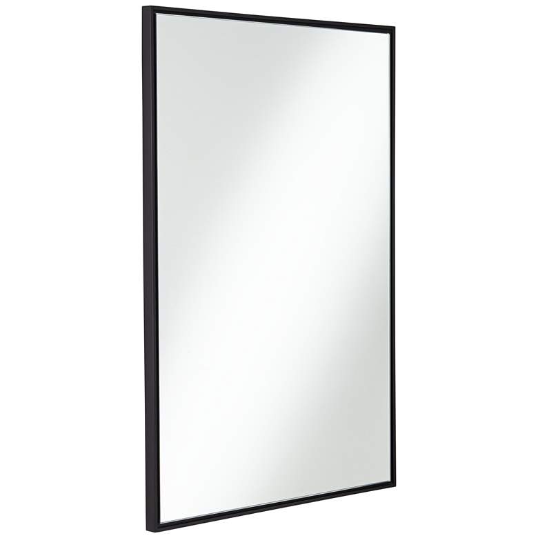 Image 6 Uttermost Andrew Black 24 inch x 36 inch Wall Mirror more views