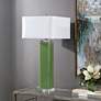 Uttermost Aneeza Tropical Green Glaze Ceramic Table Lamp