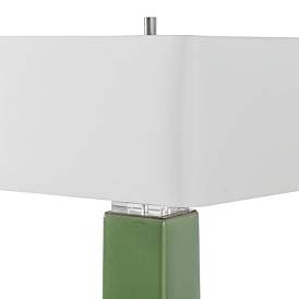 Image4 of Uttermost Aneeza Tropical Green Glaze Ceramic Table Lamp more views