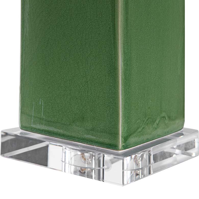 Image 5 Uttermost Aneeza Tropical Green Glaze Ceramic Table Lamp more views