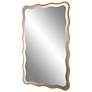 4_Uttermost Aneta 36" x 24" Scalloped Wood Gold Mirror more views