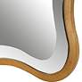 5_Uttermost Aneta 36" x 24" Scalloped Wood Gold Mirror more views