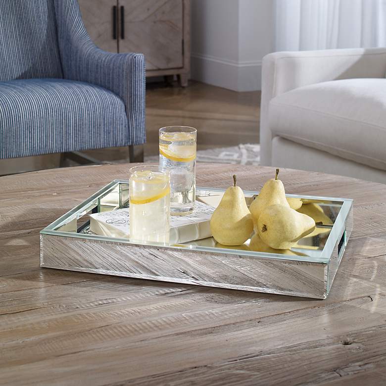 Image 1 Uttermost Aniani Decorative Mirrored Tray