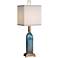 Uttermost Annabella Textured Teal Green Bottle Table Lamp