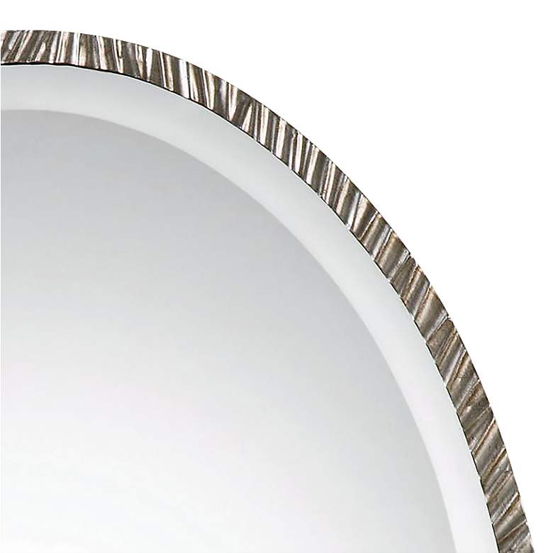 Image 3 Uttermost Annadel Polished Nickel 20" x 28" Oval Wall Mirror more views