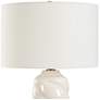 4_Uttermost Anneli 30 1/2" Gloss White Ceramic Table Lamp more views