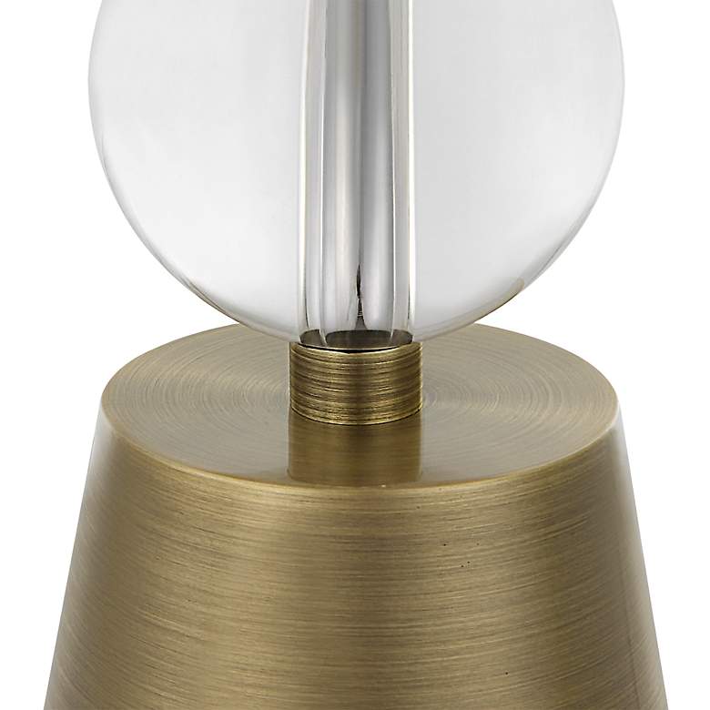 Image 5 Uttermost Annily 36 3/4" High Crystal with Brass Finish Table Lamp more views