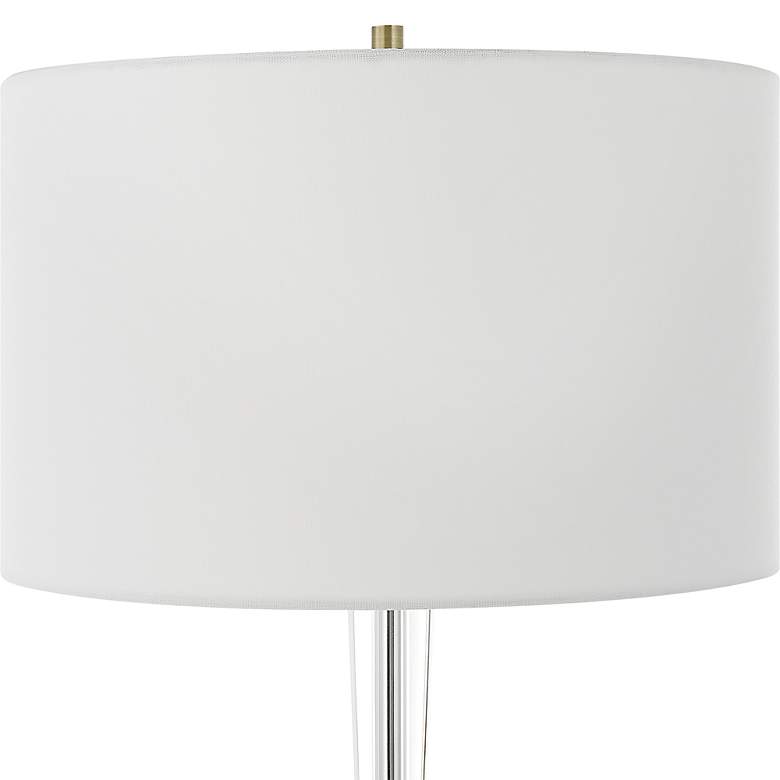 Image 6 Uttermost Annily 36 3/4" High Crystal with Brass Finish Table Lamp more views