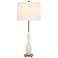 Uttermost Annora 34" High Modern Textured White Ceramic Table Lamp