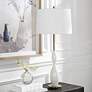 3_Uttermost Annora 34" High Modern Textured White Ceramic Table Lamp more views