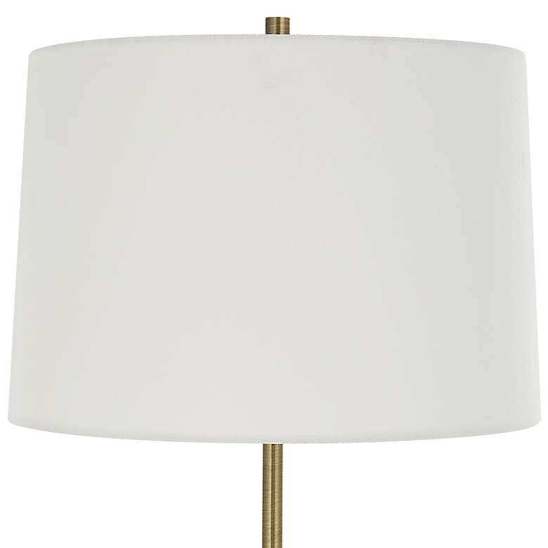 Image 6 Uttermost Annora 34" High Modern Textured White Ceramic Table Lamp more views