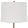 6_Uttermost Annora 34" High Modern Textured White Ceramic Table Lamp more views