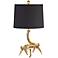 Uttermost Antiqued Golden Antlers Table Lamp