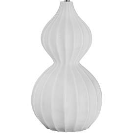 Image4 of Uttermost Antoinette 27 1/2" High White Marble Gourd Table Lamp more views