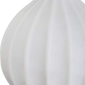 Image5 of Uttermost Antoinette 27 1/2" High White Marble Gourd Table Lamp more views