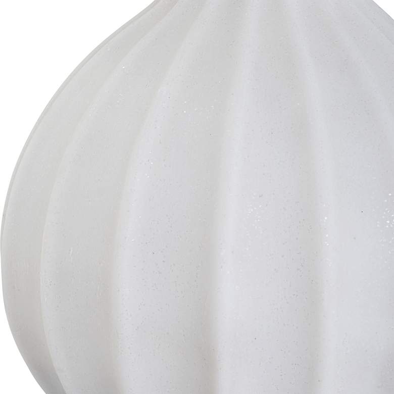 Image 5 Uttermost Antoinette 27 1/2" High White Marble Gourd Table Lamp more views