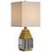 Uttermost Anubis Metallic Gold Leaf Accent Table Lamp