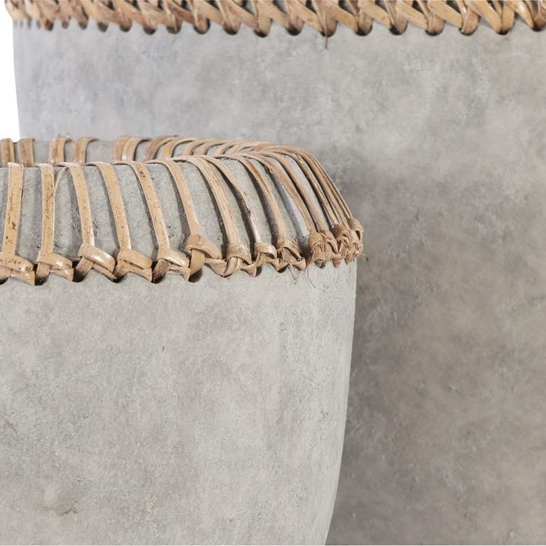 Uttermost Aponi Concrete Gray Earthenware Bowls Set of 2 more views