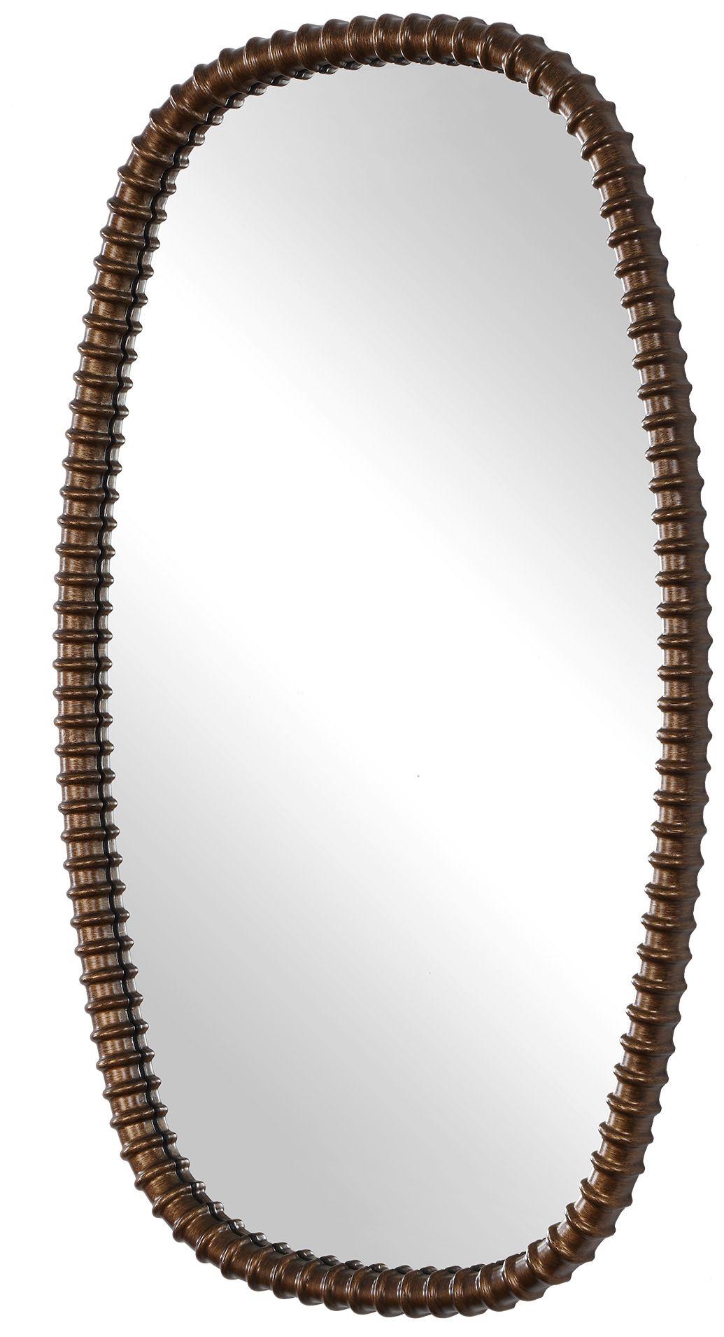 Image 4 Uttermost Apphia 22" x 37" Bronze Framed Wall Mirror more views