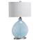 Uttermost Aquata Light Blue Glass Accent Table Lamp