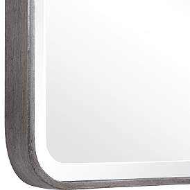 Image3 of Uttermost Aramis Silver Leaf 24" x 36" Vanity Wall Mirror more views
