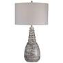 Uttermost Arapahoe 29" Rust Brown and Light Gray Ceramic Table Lamp