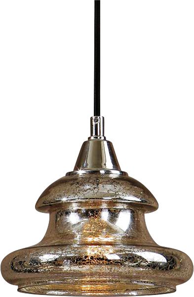 Uttermost Arborea 8" Wide Mercury Glass Mini Pendant
