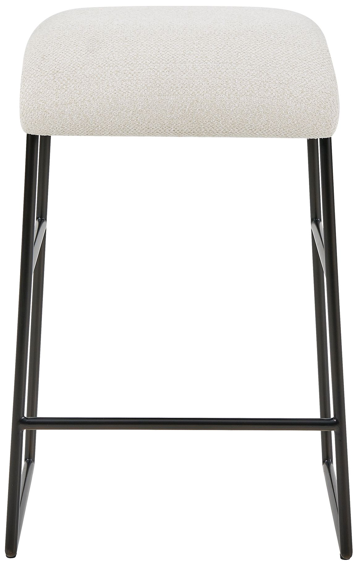 Image 2 Uttermost Arcane Ecru Polyester 26" Counter Stool