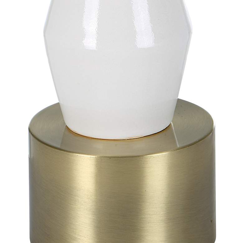 Image 5 Uttermost Architect 29 1/4" High Ivory Gloss Glaze Ceramic Table Lamp more views