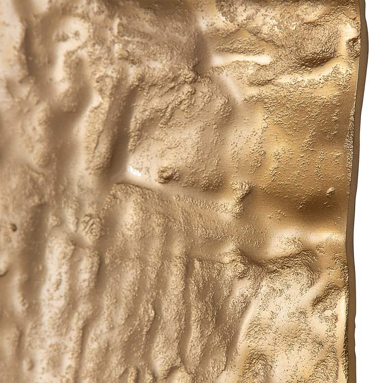 Image 6 Uttermost Archive 19" Square Brass Metal Wall Art more views