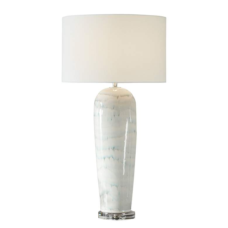 Image 2 Uttermost Arden 32 1/2" White Ceramic Table Lamp