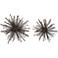 Uttermost Aric Rust Brown Decorative Spheres Set of 2