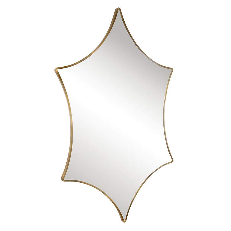 Image 3 Uttermost Aries Brushed Gold 31" x 51" Wall Mirror more views