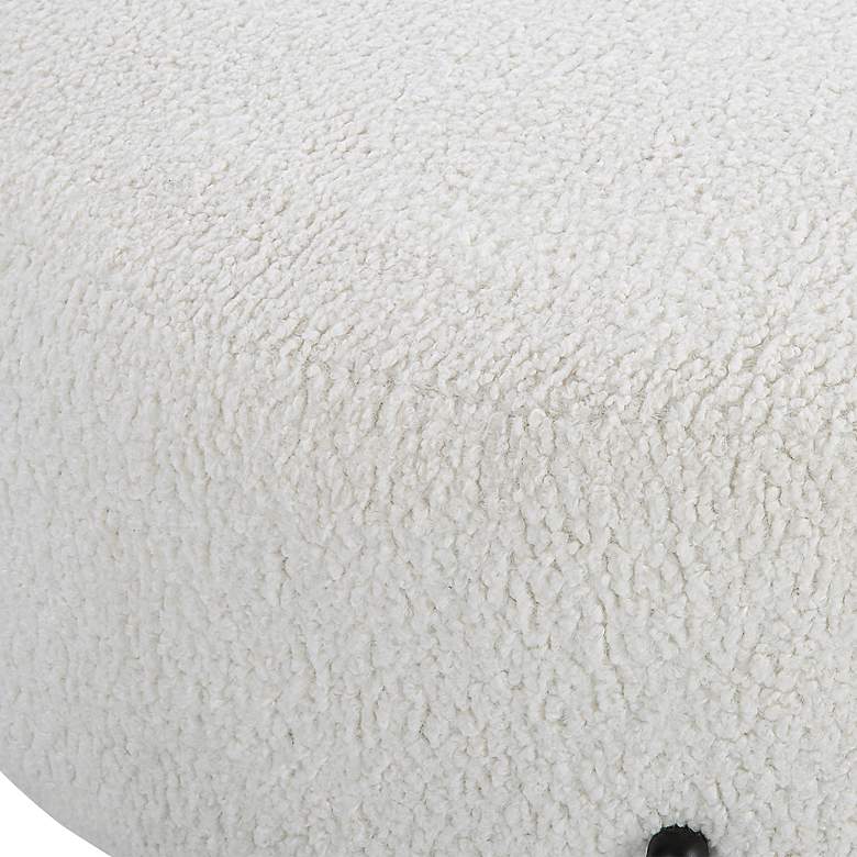 Image 7 Uttermost Arles Large White and Black Ottoman more views