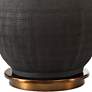 Uttermost Arnav 32 1/4" Bronze and Textured Black Ceramic Table Lamp