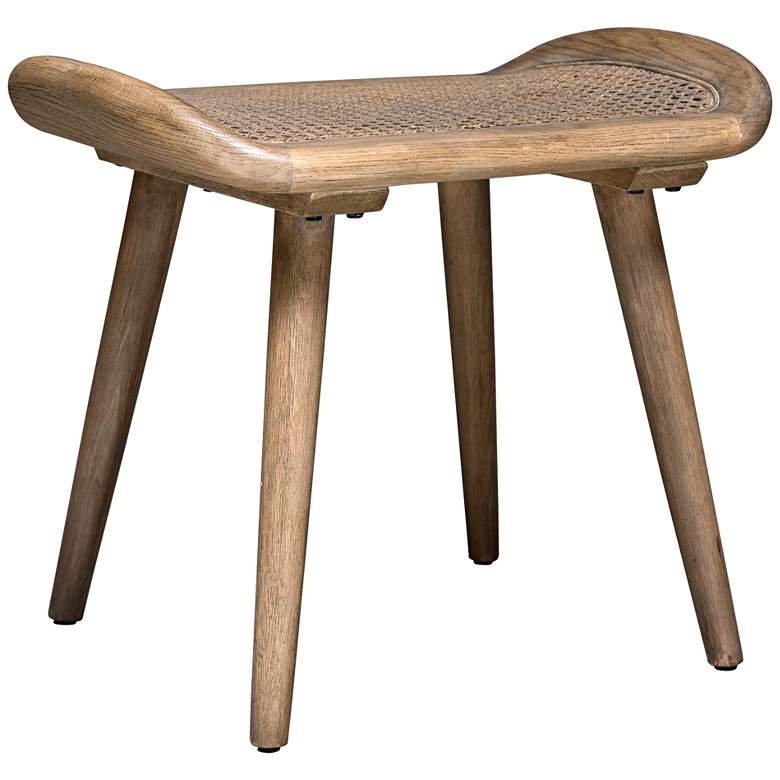 Image 2 Uttermost Arne 22" Wide Rustic Modern Dry Oak Wood Modern Small Bench