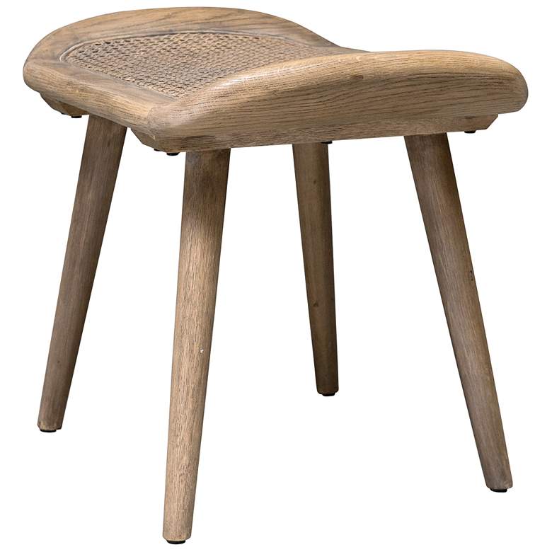 Image 3 Uttermost Arne 22" Wide Rustic Modern Dry Oak Wood Modern Small Bench more views