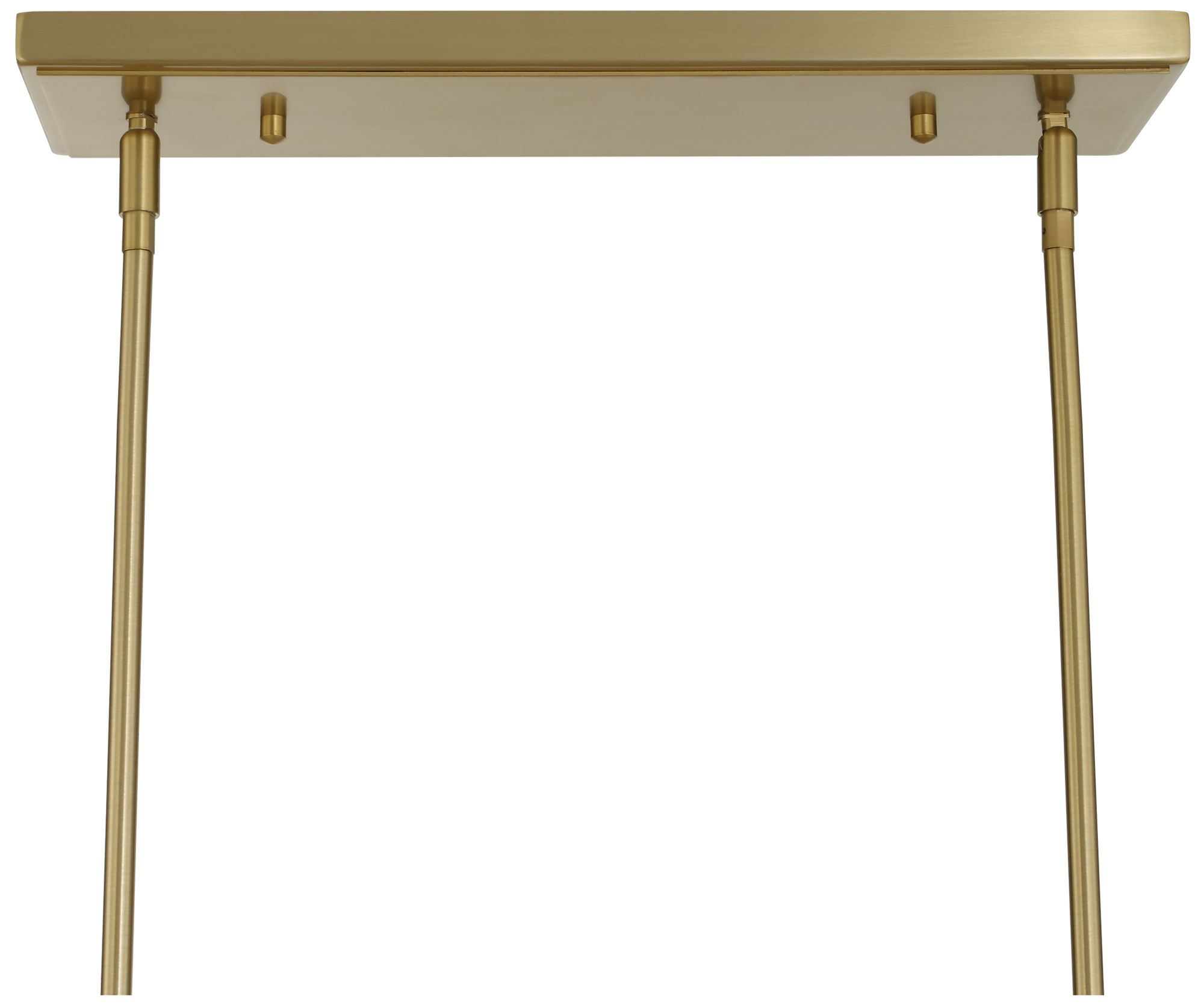 Uttermost Arques 48" Wide Brass 8-Light  Linear Chandelier