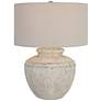 Uttermost Artifact 24 1/2" High Aged Stone Ceramic Table Lamp