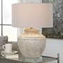 Uttermost Artifact 24 1/2" High Aged Stone Ceramic Table Lamp