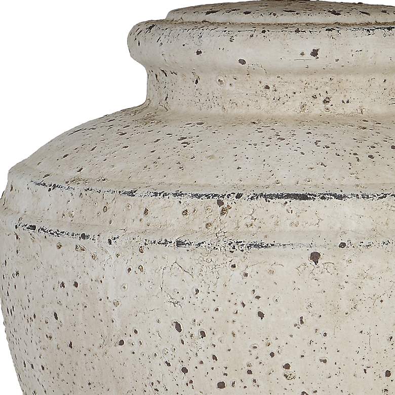 Image 6 Uttermost Artifact 24 1/2" High Aged Stone Ceramic Table Lamp more views