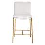 2_Uttermost Ascend Plush White Boucle Counter Stool