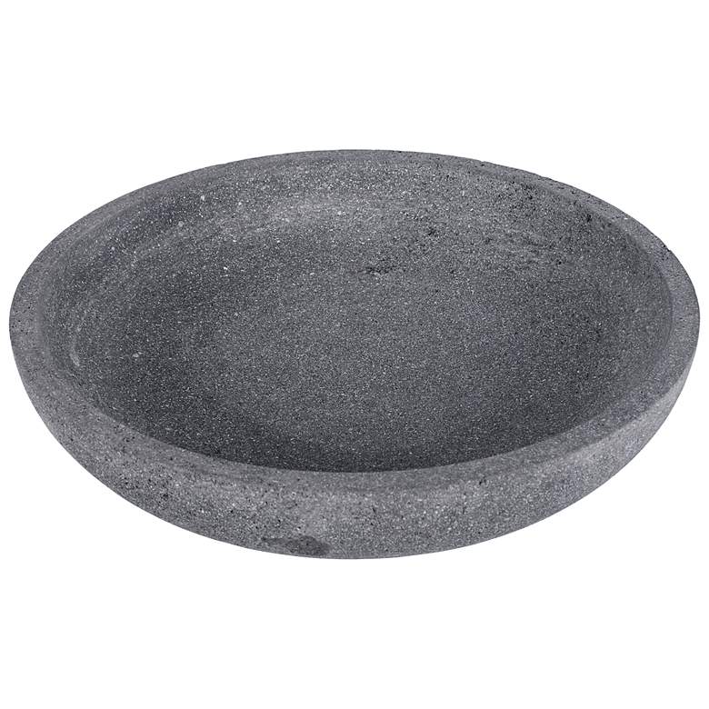Image 5 Uttermost Ashen Earth Gray Lava Stone Indoor-Outdoor Bowl more views