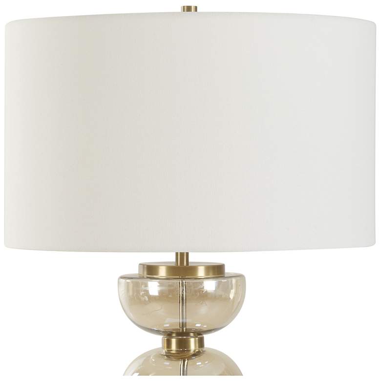 Image 4 Uttermost Assemble 35" Amber Glass Table Lamp more views
