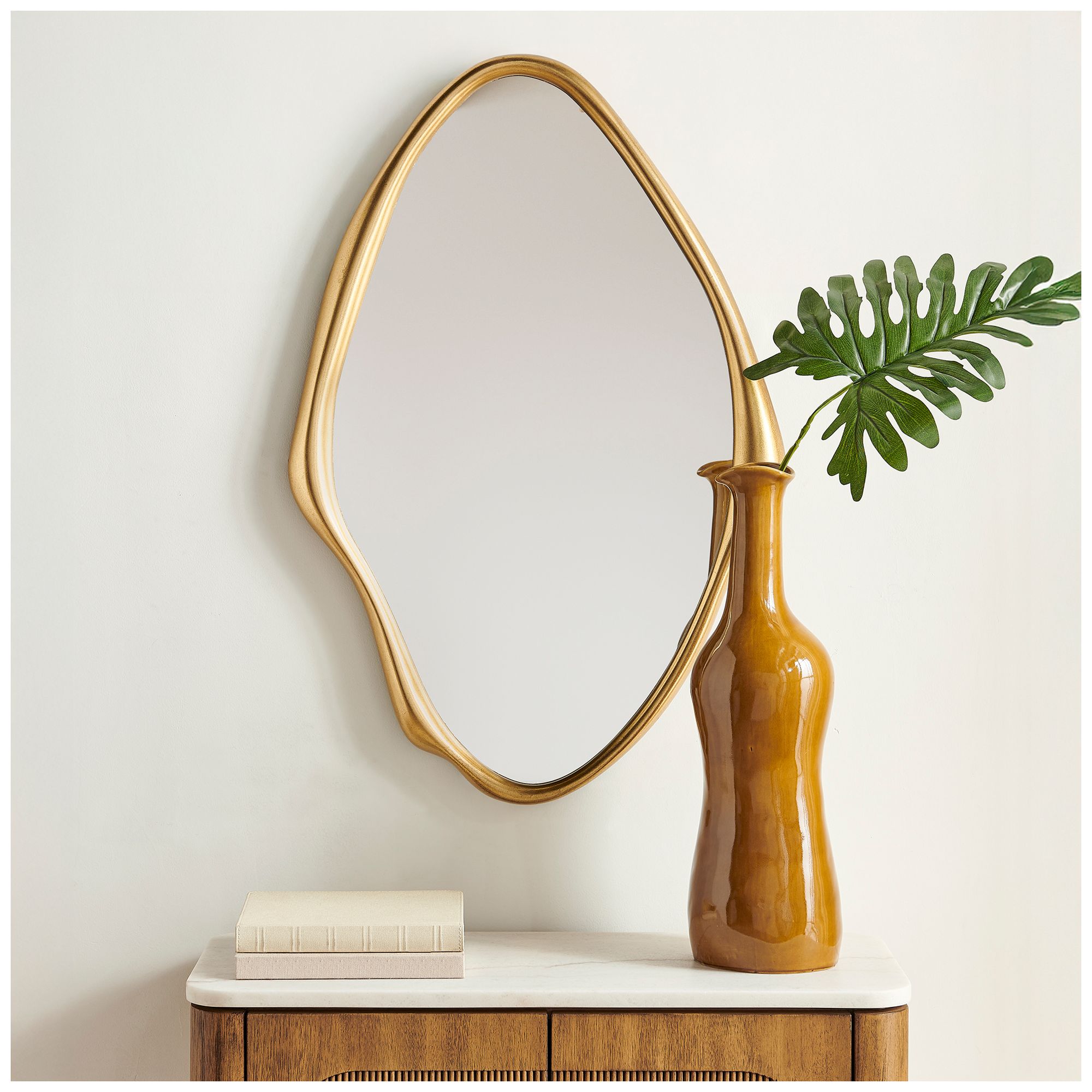 Image 3 Uttermost Aster 24" x 36" Antique Gold Framed Wall Mirror more views
