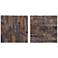 Uttermost Astern 20" Square Boat Wood 2-Piece Wall Art Set