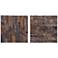 Uttermost Astern 20" Square Boat Wood 2-Piece Wall Art Set