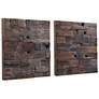 Uttermost Astern 20" Square Boat Wood 2-Piece Wall Art Set