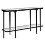 4_Uttermost Atchison 53 1/2" Wide Black Iron Console Table more views